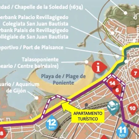 Appartement Playa A - Primera Linea De Playa - Wifi Gratis Gijón