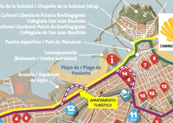 Appartement Playa A - Primera Linea De Playa - Wifi Gratis Gijón